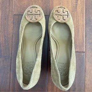 Tory Burch Suede Wedges